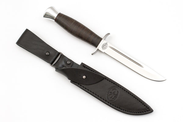 A&R, Finka 2, Tactical, Fixed, AUS-8, Leather – Russian Blades