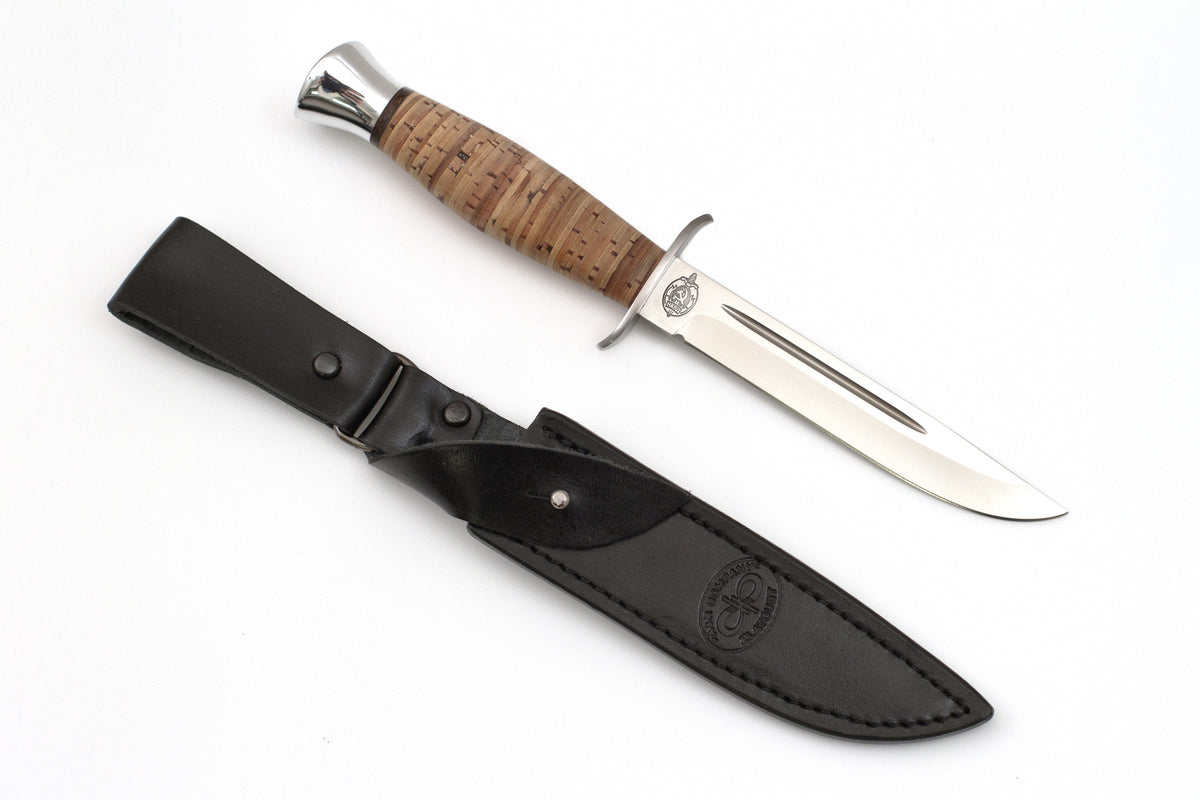A&R, Finka 2, Tactical, Fixed, 110X18M-SHD Stainless, Birch Bark