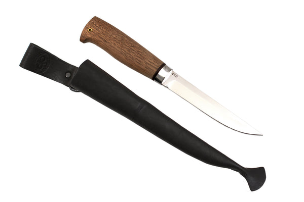 A&R, Finka 5, Hunting, Fixed, 100X13M Stainless, Walnut Wood