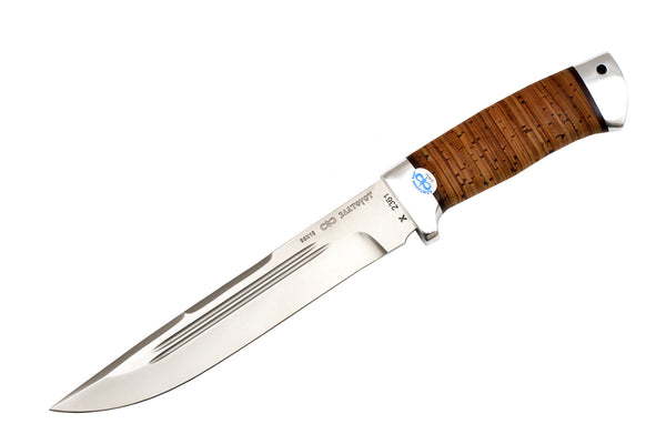 A&R Big Hunting Knife SOKHATY (MOOSE), Birch Bark, 95x18 Stainless