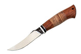 Medved, Forel (Trout), Fishing knife, Fixed, 95X18 Stainless, Bubinga and Birch Bark