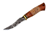 Medved, Forel (Trout), Fishing knife, Fixed, 9XC Steel, Bubinga and Birch bark Handle
