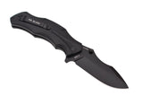 Mr. Blade Folding knife HT-1 - D2 Black Steel - G10 BLACK Handle - Heavy Duty Tactical EDC