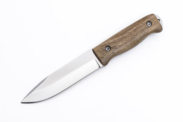 Kizlyar, T-1, Camping, Fixed, Z60CDV14, Walnut – Russian Blades