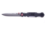 Mr. Blade Folding knife FERAT - D2 Stonewash Steel - G10 BLACK Handle - Urban Tactical Design