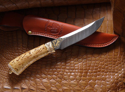 russian blades - Nord Crown, Kunitsa, Custom, Fixed, Damascus