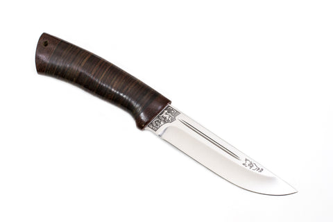 A&R, Swift, Camping, Fixed, 95X18 Stainless, Leather