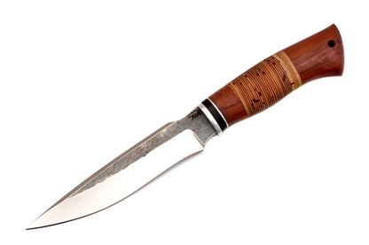 Medved, MyToy, Hunting, Fixed, 95X18 Stainless, Bubinga and birch bark