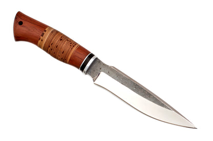 Medved, MyToy, Hunting, Fixed, 95X18 Stainless, Bubinga and birch bark