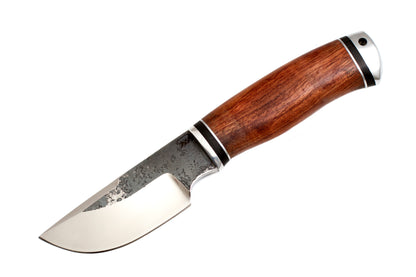 Medved, Kustar, Hunting, Skinner, Fixed 95X18 Stainless Blade, Bubinga Hardwood  and Duralumin