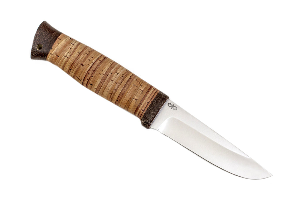 A&R, Barsuk, Hunting, Fixed, 95X18 Stainless, Birch Bark
