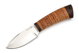A&R, Ded Mazay, Hunting Skinner, Fixed, 95X18 Stainless, Birch Bark