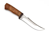 A&R, Dubrava, Big Hunting Knife, Fixed, 95X18 Stainless, Karelian Birch