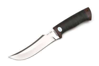 A&R, Dubrava, Hunting, Fixed, 95X18 Stainless, Leather