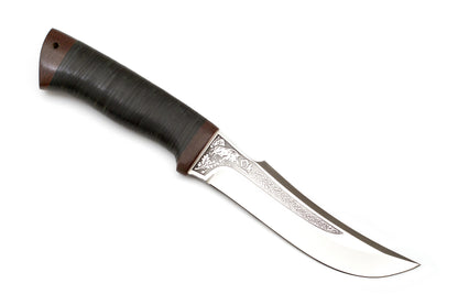 A&R, Dubrava, Hunting, Fixed, 95X18 Stainless, Leather