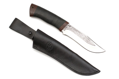 A&R, Sila, Hunting, Fixed, 95X18 Stainless, Leather