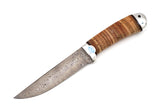 A&R, Lisa, Camping, Fixed, ZD 0803 Damascuss, Birch Bark