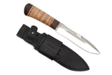 A&R, Zhalo, Hunting, Fixed, 95X18 Stainless, Birch Bark