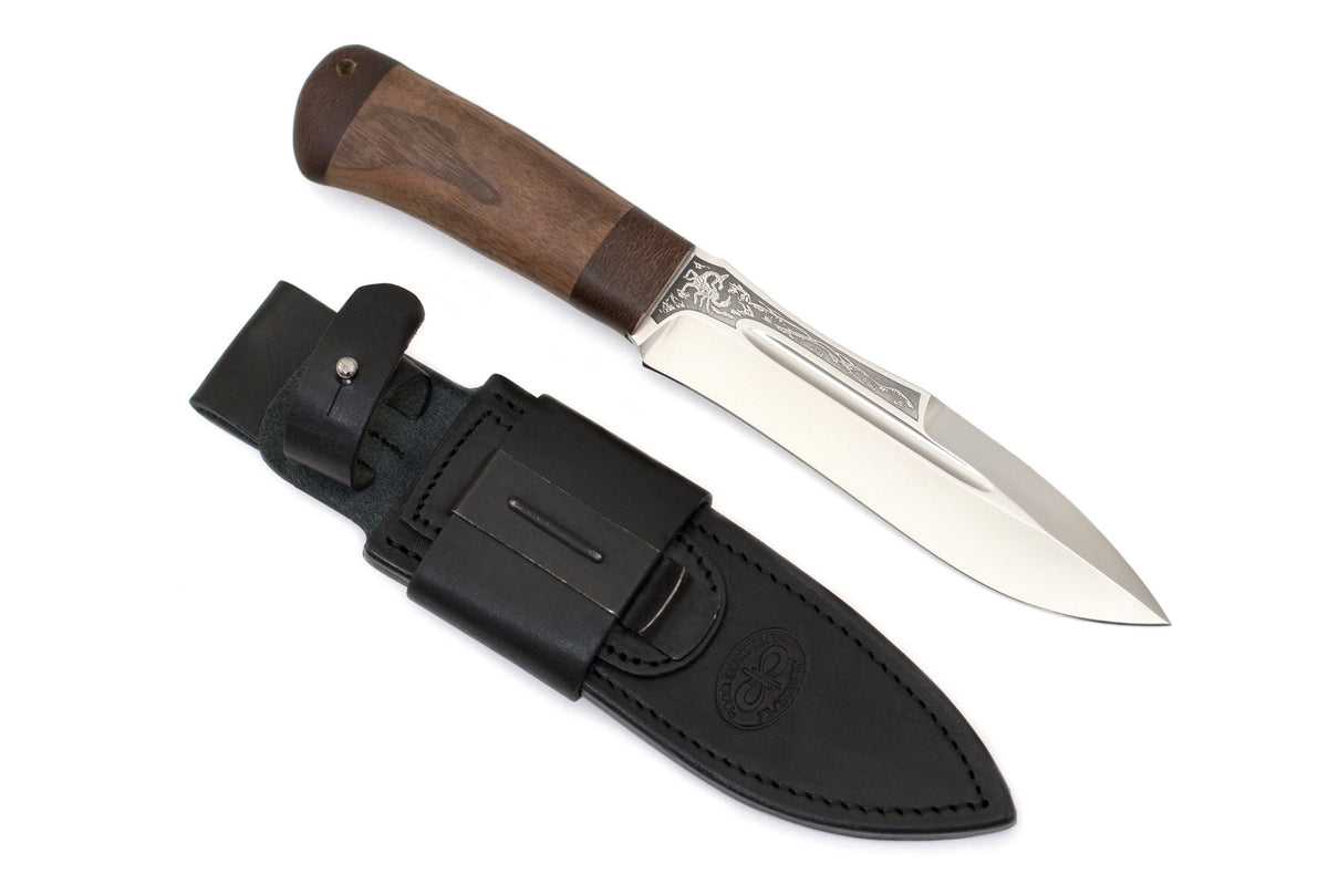 A&R, Zhalo, Hunting, Fixed, 95X18 Stainless, Wood