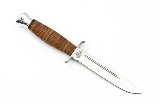 A&R, Finka 2, Tactical, Fixed, 95X18 Stainless, Birch Bark