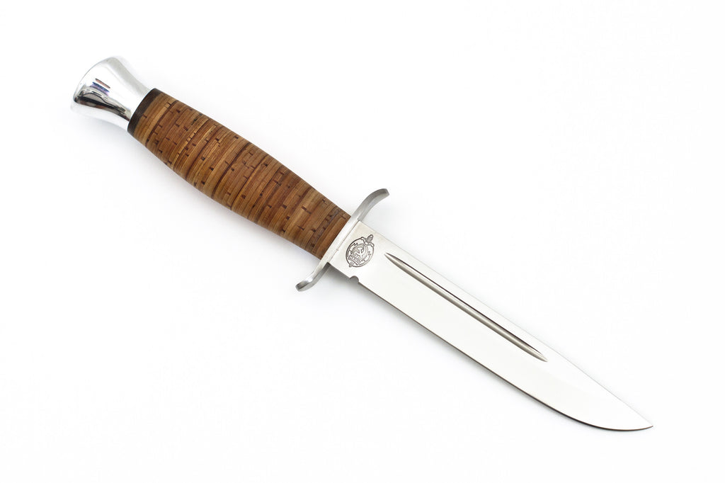 A&R, Finka 2, Tactical, Fixed, 95X18 Stainless, Birch Bark