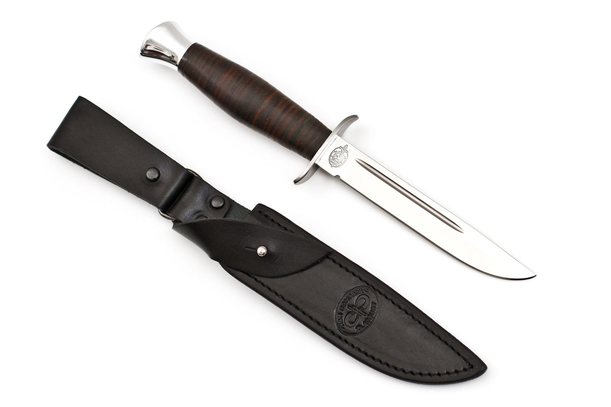 A&R, Finka 2, Tactical, Fixed, 100X13M Stainless, Leather