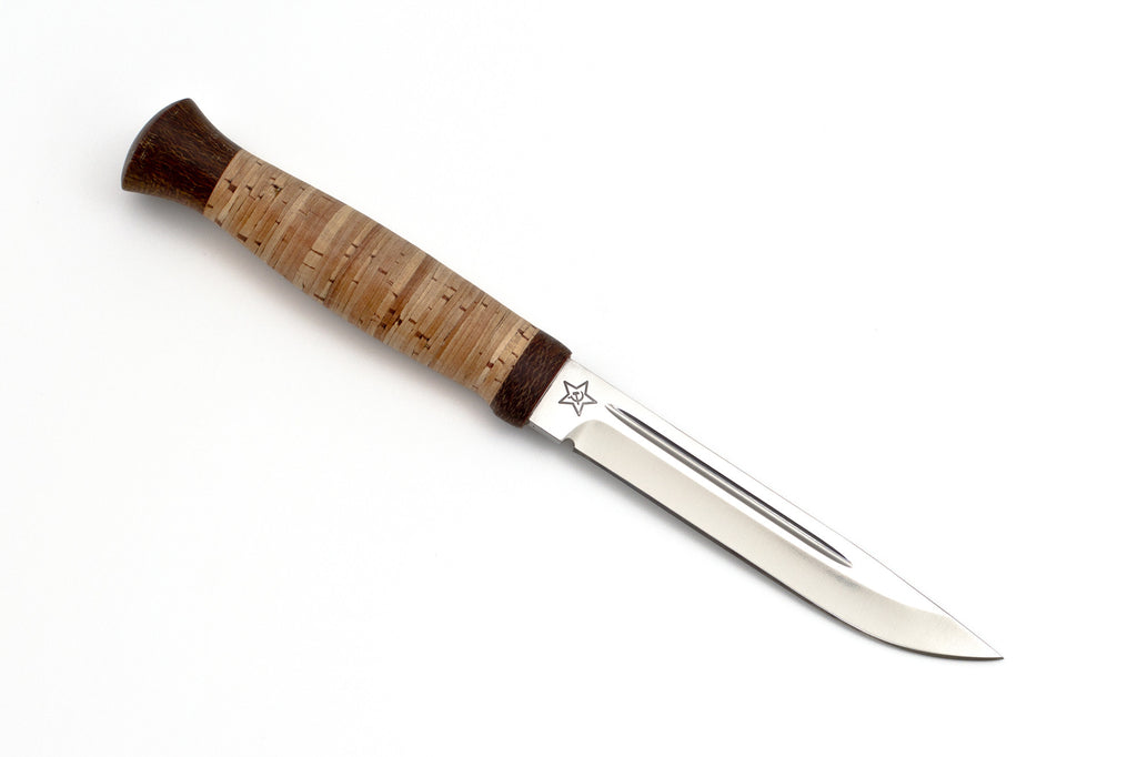 A&R, Finka 3, Hunting, Fixed, AUS-8, Birch Bark – Russian Blades A&R, Finka 3, Hunting, Fixed, AUS-8, Birch Bark – Russian Blades