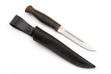 A&R, Finka 3, Hunting, Boot knife, Fixed, 100X13M Stainless, Leather