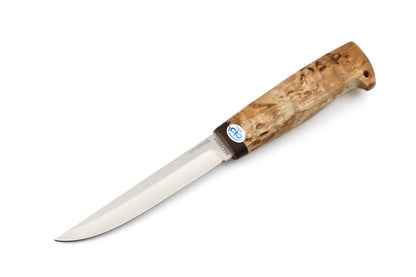 A&R, Finka 5, Hunting, Fixed, Tough 110X18M-SHD Stainless, Karelian Birch