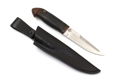 A&R, Laika, Hunting, Fixed, 95X18 Stainless, Leather