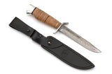 A&R, Shtrafbat, Hunting, Fixed, ZD 0803 Damascuss, Birch Bark