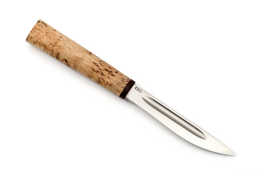 A&R, Tundra, Hunting, Fixed, 95X18 Stainless, Karelian Birch
