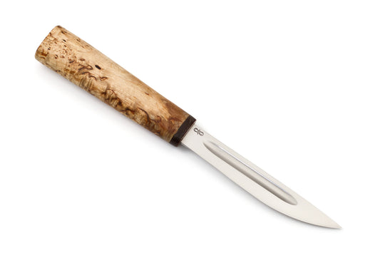 A&R, Tundra, Hunting, Fixed, 100X13M Stainless, Karelian Birch