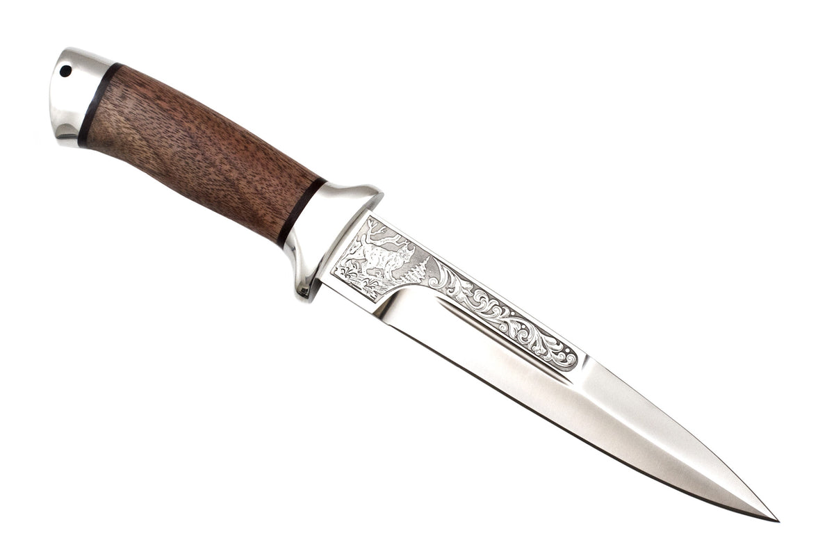 A&R, Rys, Hunting, Fixed, 95x18, Wood