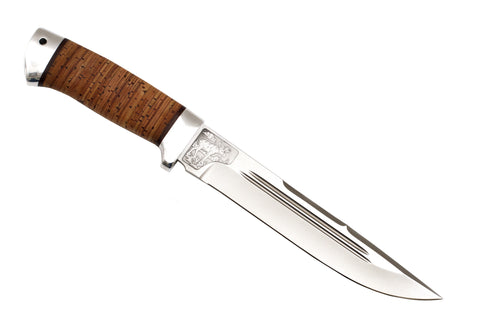 A&R Big Hunting Knife SOKHATY (MOOSE),  Birch Bark,  95x18 Stainless