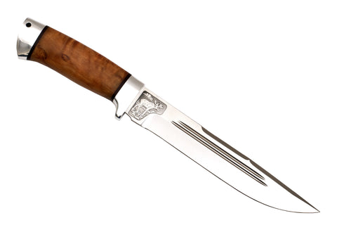A&R Big Hunting Knife SOKHATY (MOOSE),  Karel Birch,  95x18 Stainless