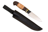 Medved, Working Horse, Hunting, Fixed, X12MF steel, Hornbeam and Birch Bark handle