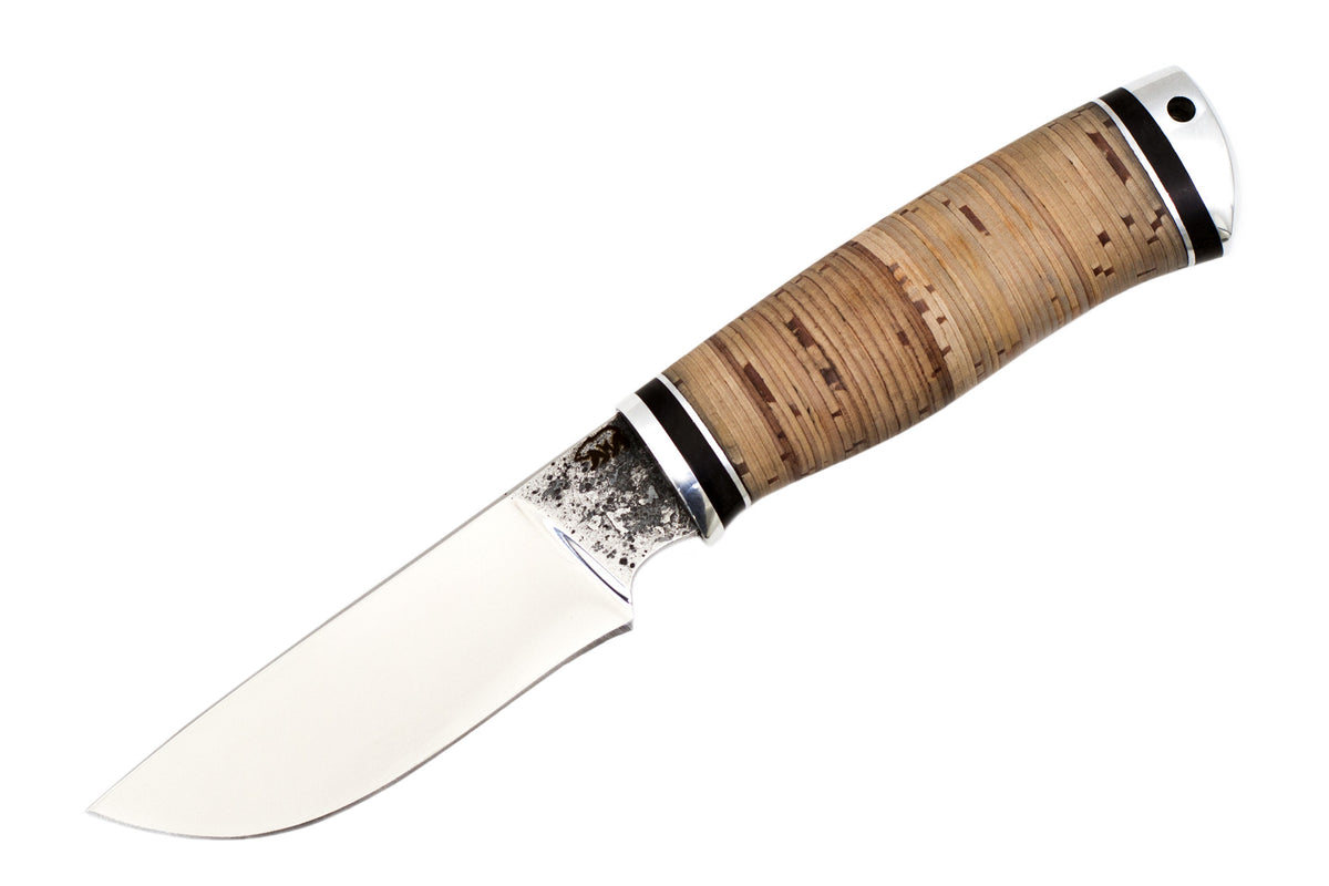 Medved, Working Horse 2, Hunting, Fixed, 95X18 Stainless, Birch Bark