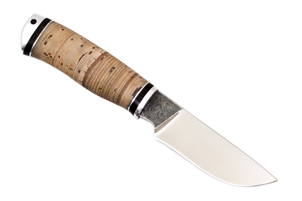 Hunting Knife Working Horse 2 (95Ñ…18, Birch bark, Duralumin)