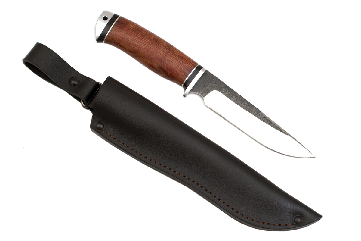 Medved, 777, Hunting, Fixed, 95X18 Stainless, Bubinga