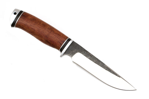 Hunting Knife 777 (95Ñ…18, Bubinga wood, Duralumin)