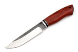 Medved, Karma, Hunting and Camping knife, Fixed, Stainless 95X18 blade, Bubinga handle