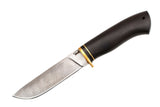 Medved, Hana, Mid size Hunting, Fixed, Damascus Blade, Hornbeam Handle