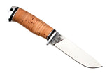 Medved, Hana, Mid size Hunting, Fixed, Stainless 95X18 Blade, Birch Bark Handle