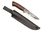 Medved, Hana, Mid size Hunting, Fixed, Hammerforged 9XC Blade, Wenge Handle