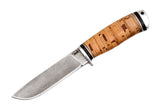 Medved, Hana, Mid size Hunting, Fixed, Diamond Cutting XB-5 Blade, Birch Bark Handle