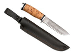 Medved, Hana, Mid size Hunting, Fixed, Diamond Cutting XB-5 Blade, Birch Bark Handle