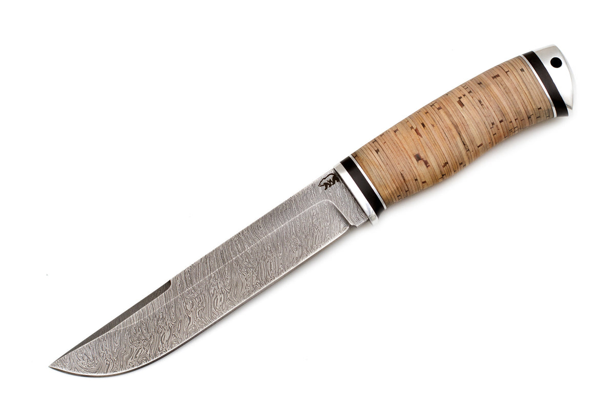 Medved, The Last One, Hunting, Fixed, Damascus, Birch Bark