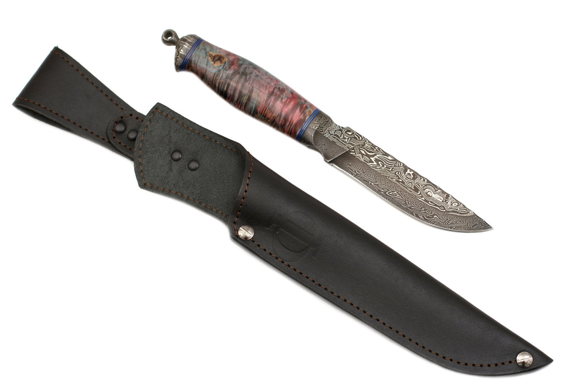 Fedotov,  Knife,  Integral,  Dragon Spine,  Damascus+Ni Damascus,  Karel Birch