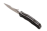 Mr. Blade Folding knife HT-1 - D2 Stonewash Steel - G10 BLACK Handle - Heavy Duty Tactical EDC
